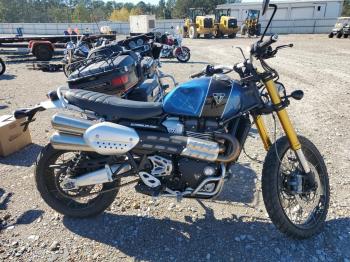  Salvage Triumph Motorcycle Scrambler