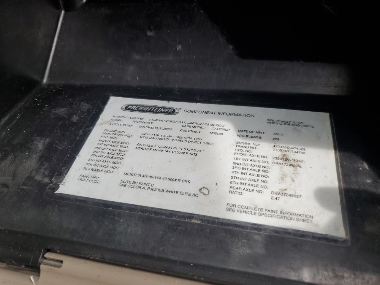 Freightliner Cascadia 1 Image 3