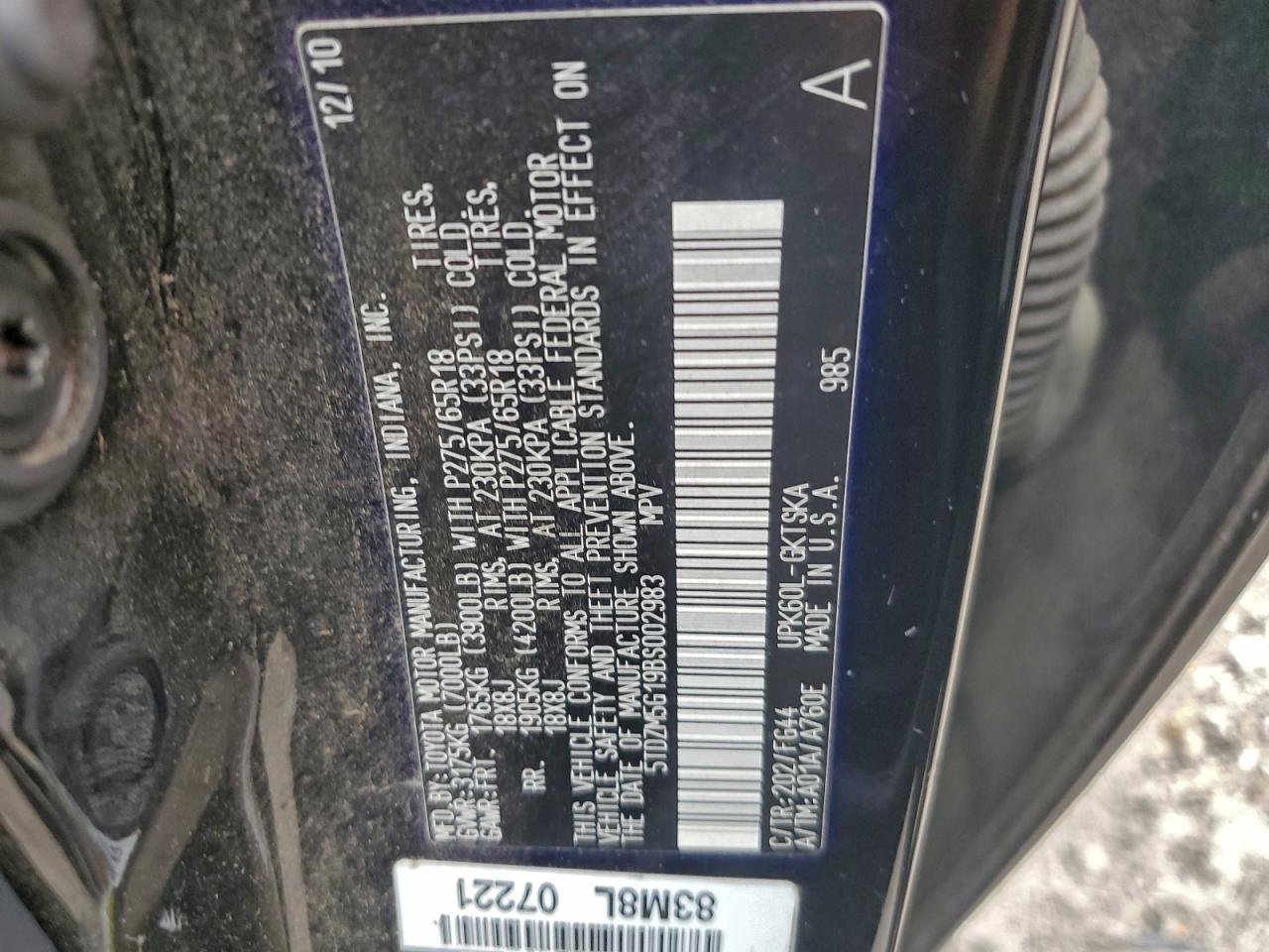 Toyota Sequoia Sr5 Image 7