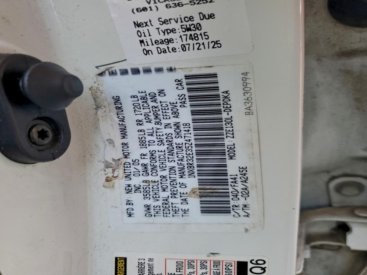 Toyota Corolla Ce Image 11