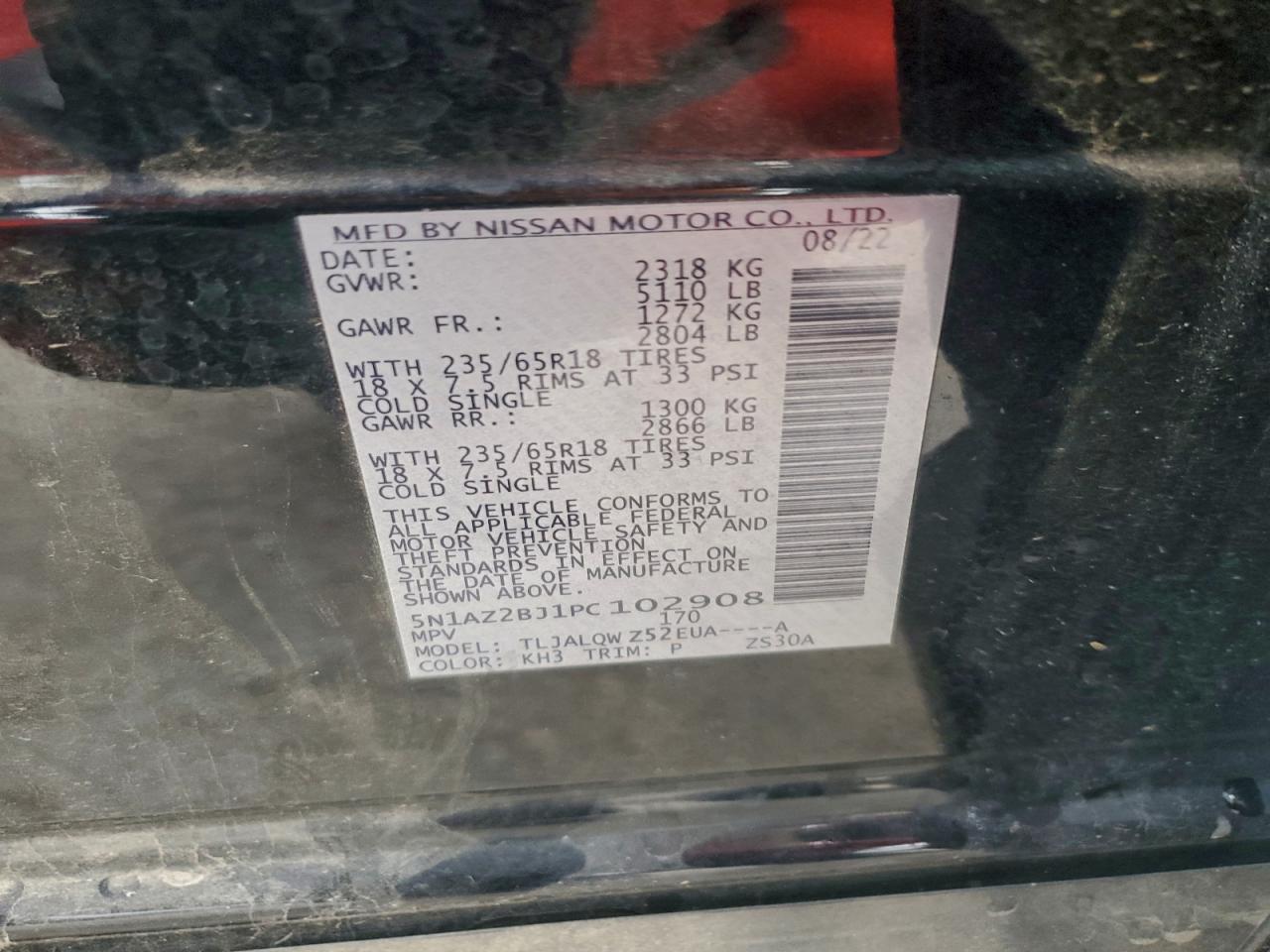 Nissan Murano Sv Image 14