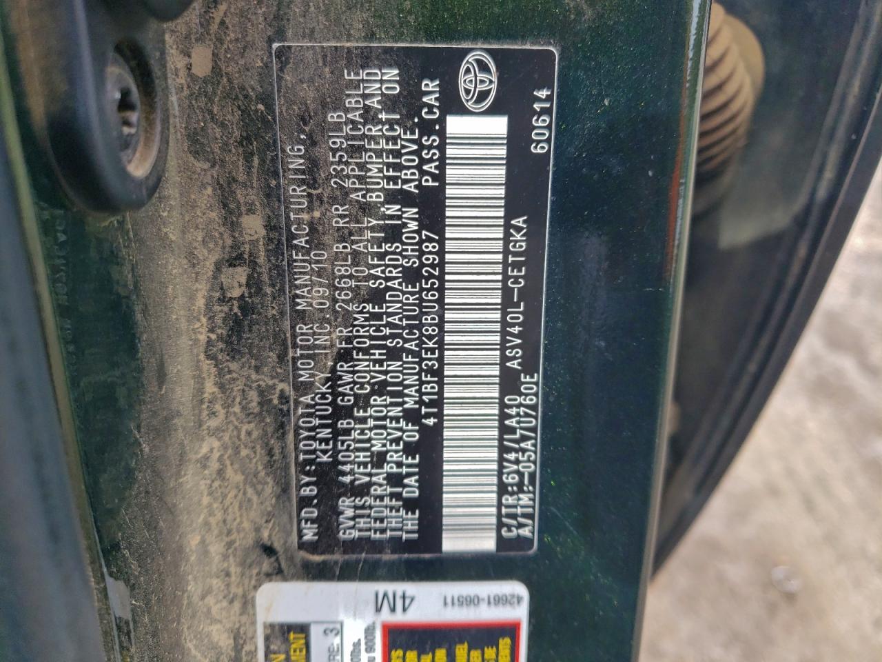 Toyota Camry Base Image 11