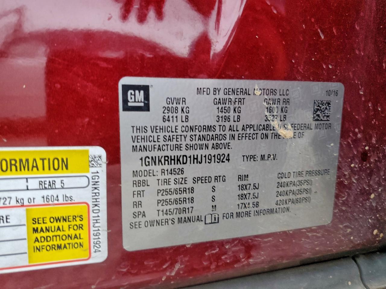 Chevrolet Traverse Lt Image 13