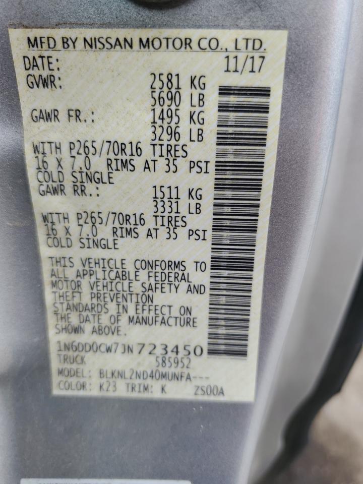 Nissan Frontier Sv Image 10