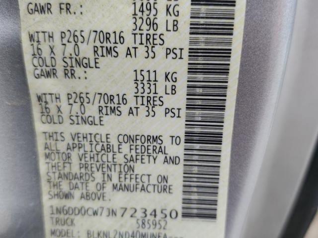 Nissan Frontier Sv Image 10