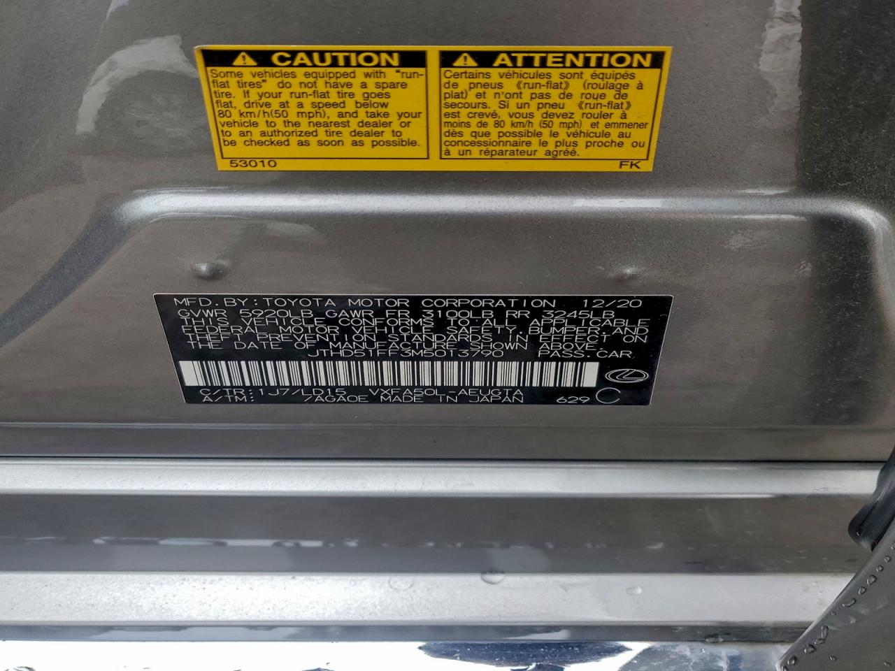 Lexus LS 500 Base Image 6