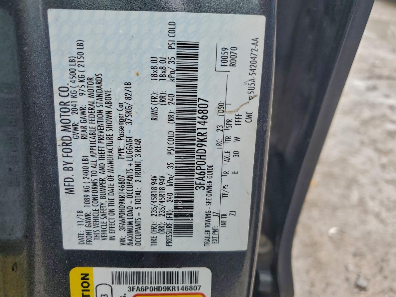 Ford Fusion Se Image 11