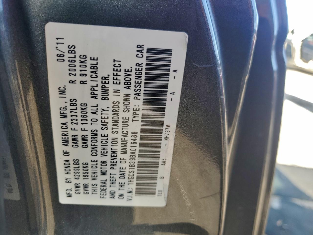 Honda Accord Lx-s Image 11