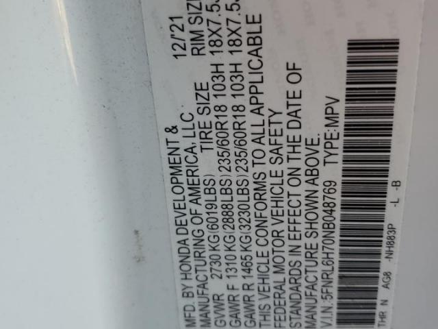 Honda Odyssey Exl Image 12