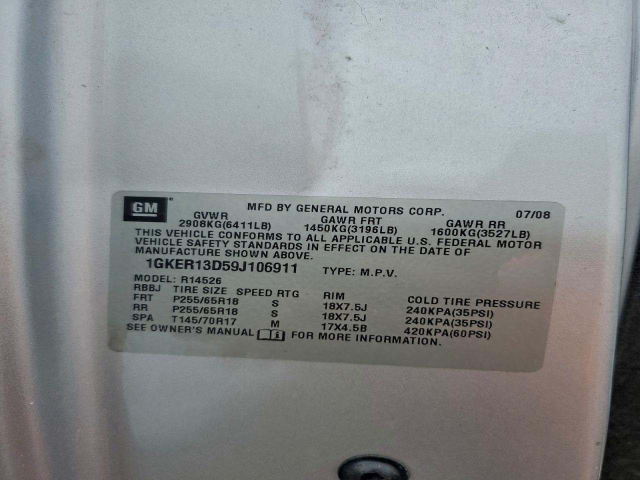 GMC Acadia Sle Image 12