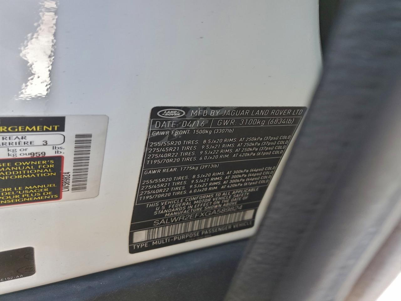 Land Rover Range Rover Sc Image 2