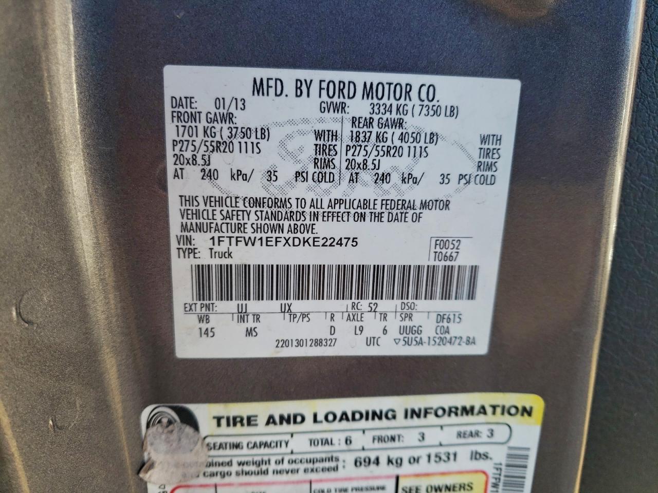 Ford F-150 Supercrew Image 7