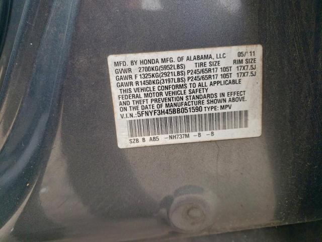 Honda Pilot Ex Image 7