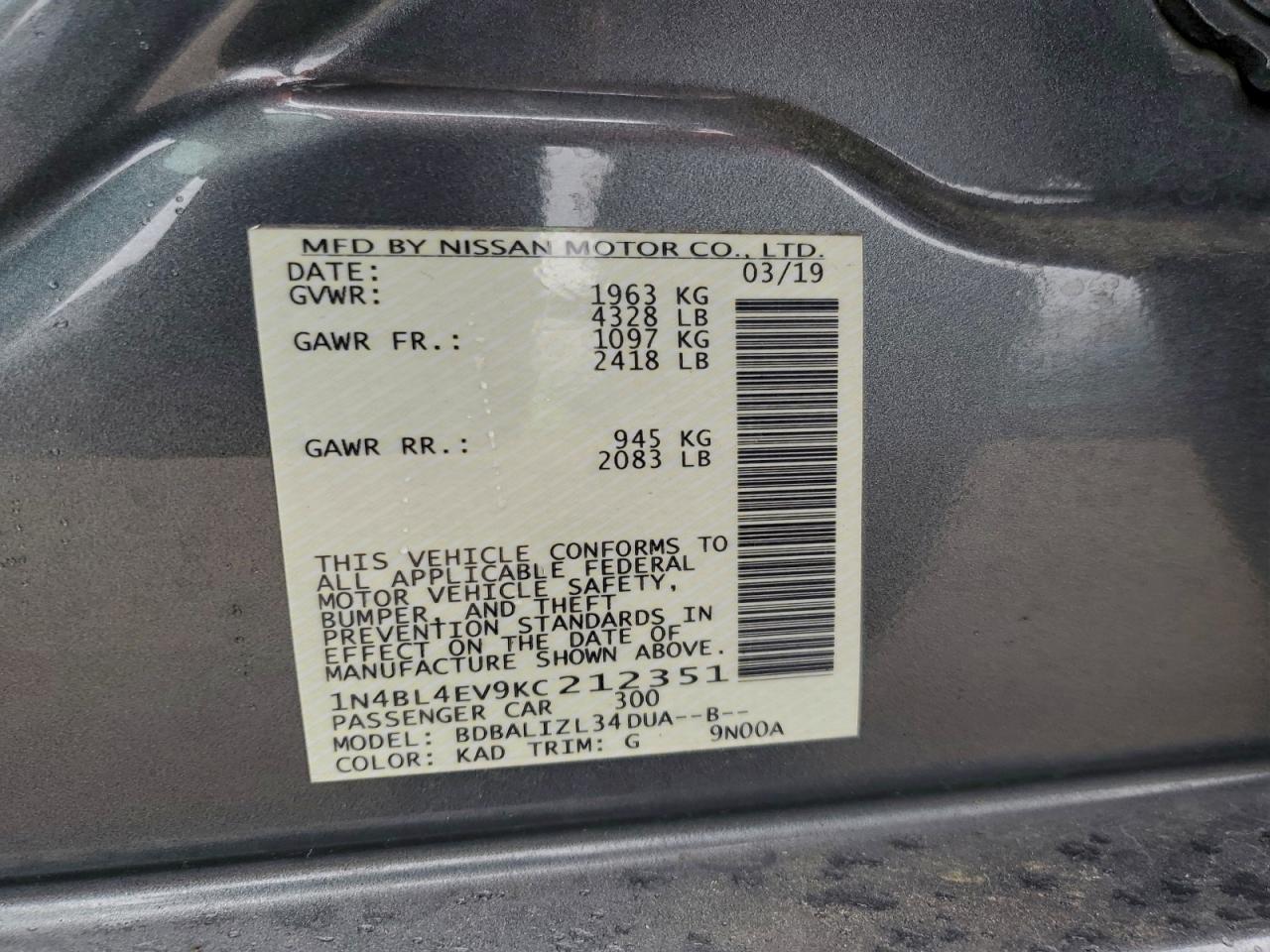 Nissan Altima Sl Image 11