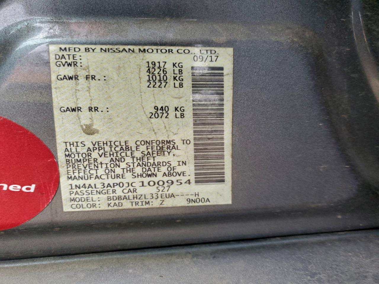 Nissan Altima 2.5 Image 10