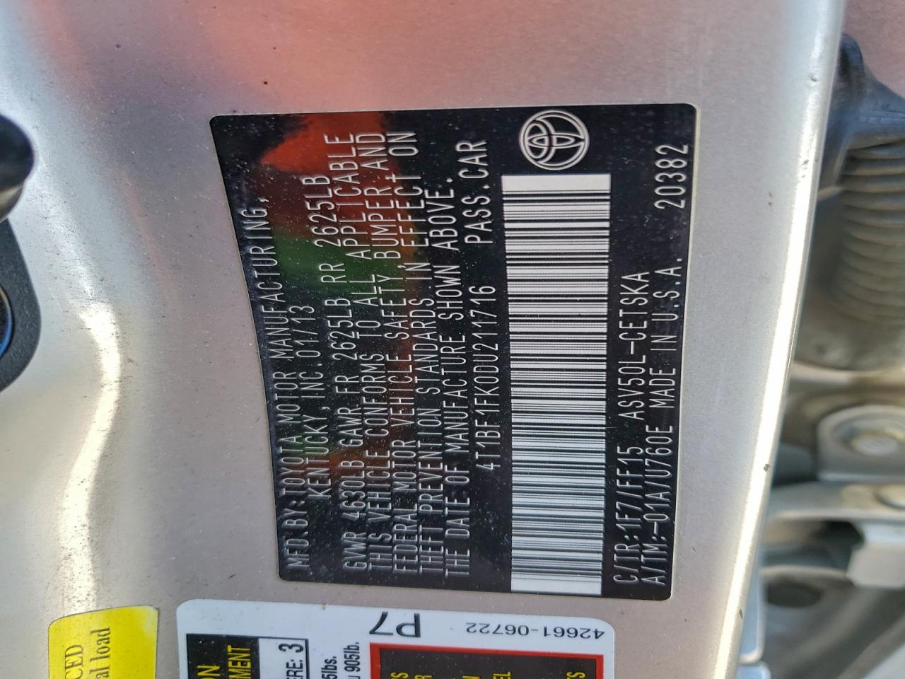 Toyota Camry L Image 8