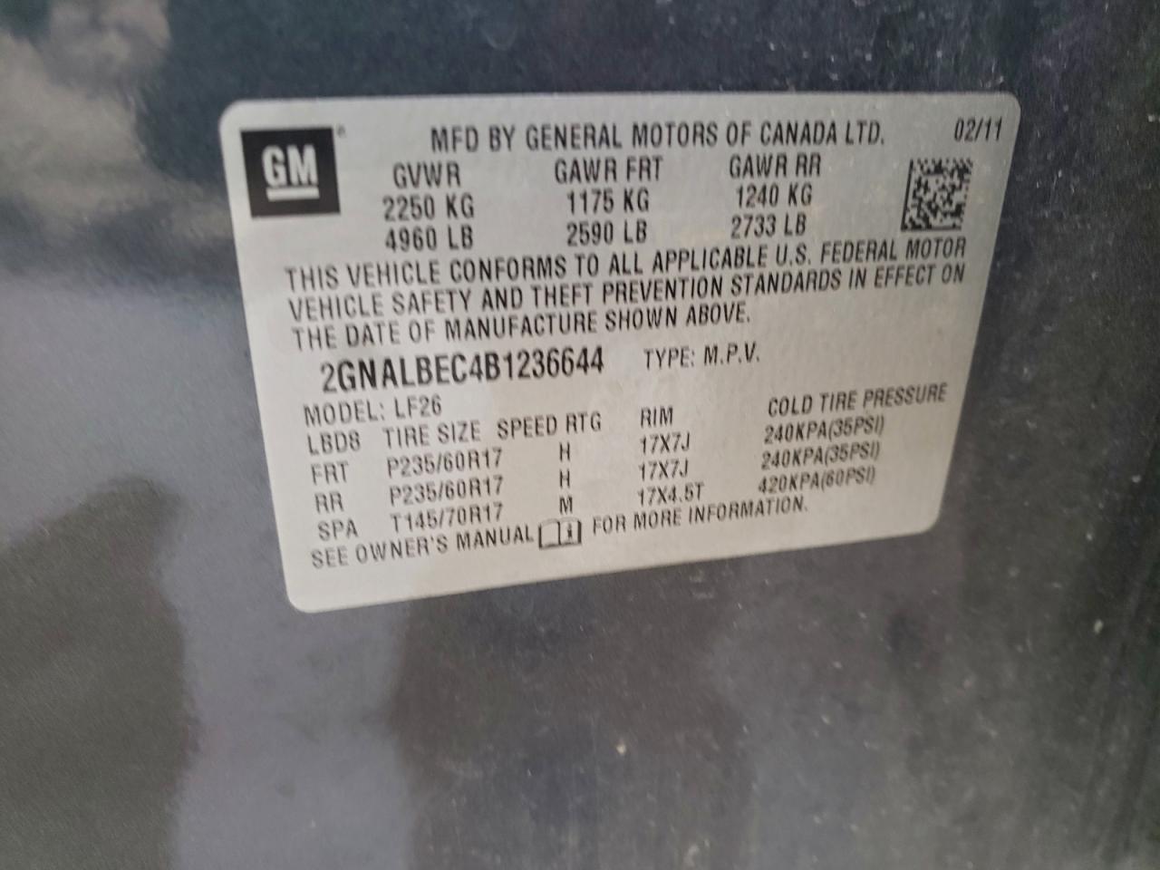 Chevrolet Equinox Ls Image 13