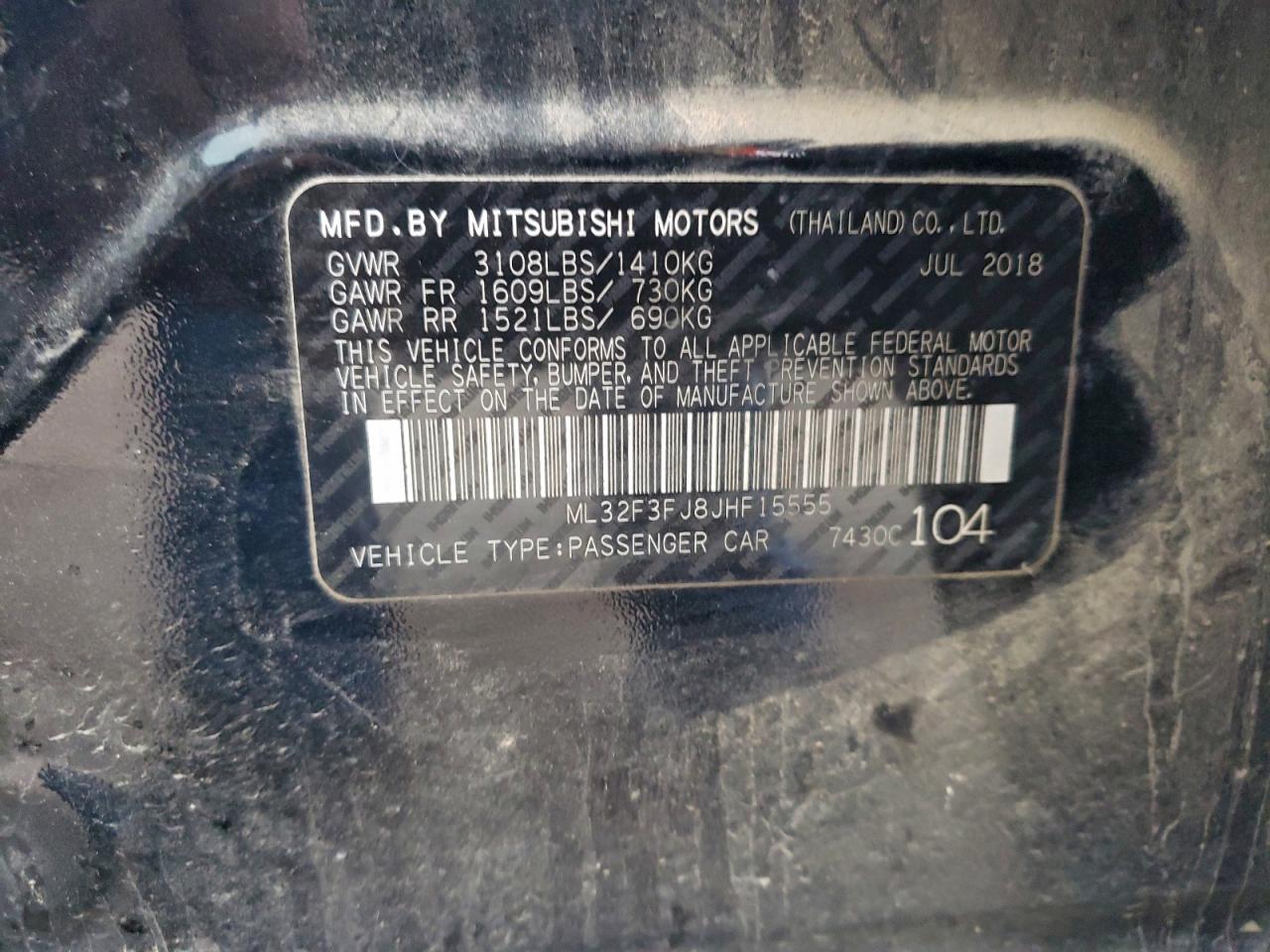 Mitsubishi Mirage G4 Es Image 8