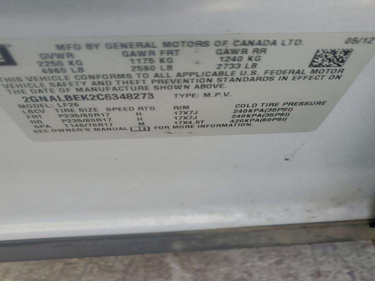 Chevrolet Equinox Ls Image 11