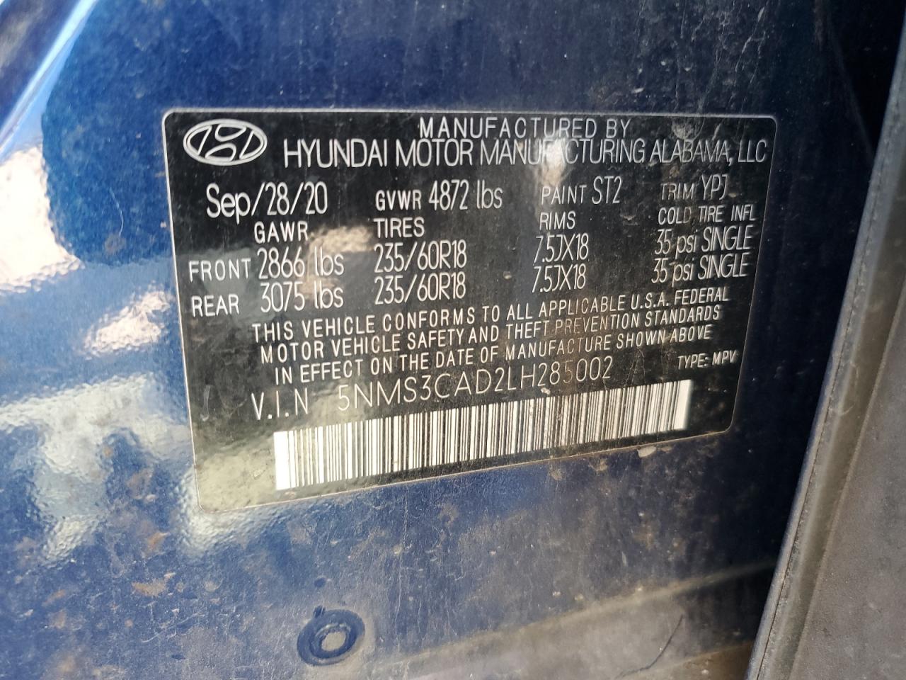 Hyundai SANTA FE Sel Image 12